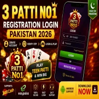 3 Patti No1 Registration Login Pakistan 2026 – Create Account & Sign In Step By Step